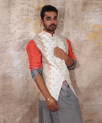 Multicolor Khetan Nehru Jacket 2