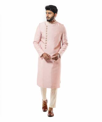 Onion Pink Embellished Sherwani Set 2