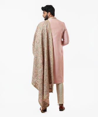 Onion Pink Embellished Sherwani Set 6