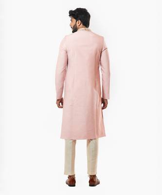 Onion Pink Embellished Sherwani Set 8