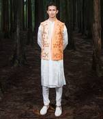 Rust Orange Ombre Eddie Munson Bandi