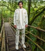 Powder Sea Blue Joyce Bomber Jacket