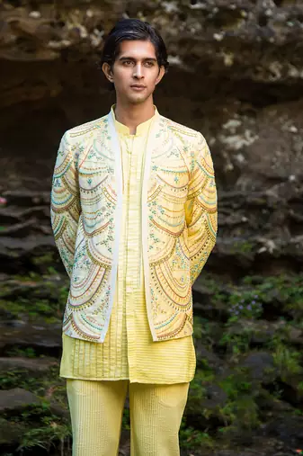 Yellow Argyle Jacket