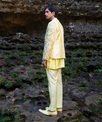 Yellow Argyle Jacket 3