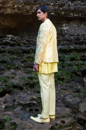 Yellow Argyle Jacket