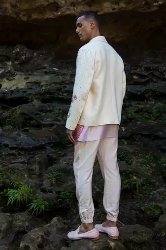 White Karen Biker Jacket