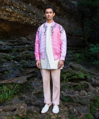 Pink Victor Bomber Jacket 1