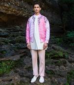 Pink Victor Bomber Jacket