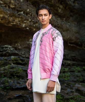 Pink Victor Bomber Jacket 2