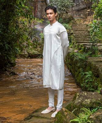 Off White Steve Harrington Layered Kurta 1