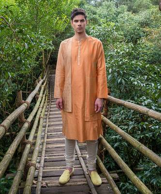 Tangerine Ombre Lucas Kurta 1