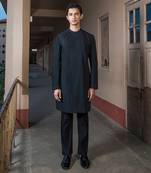 Black Eleven Kurta Sherwani Set