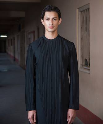 Black Eleven Kurta Sherwani Set 2
