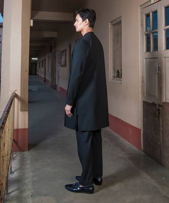 Black Eleven Kurta Sherwani Set 3