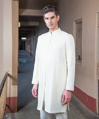 Off White Billy Hargrove Kurta Sherwani Set 2