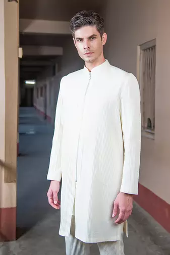 Off White Billy Hargrove Kurta Sherwani Set