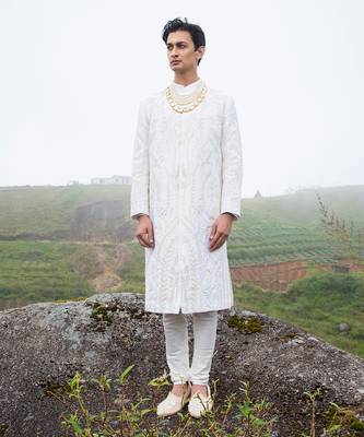 White Heather Sherwani 1