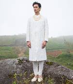 White Heather Sherwani
