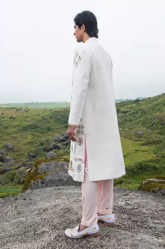 White Bob Sherwani