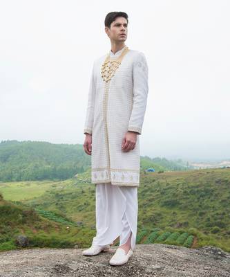 White Ted Sherwani 2