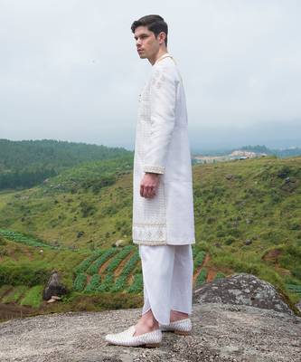 White Ted Sherwani 3