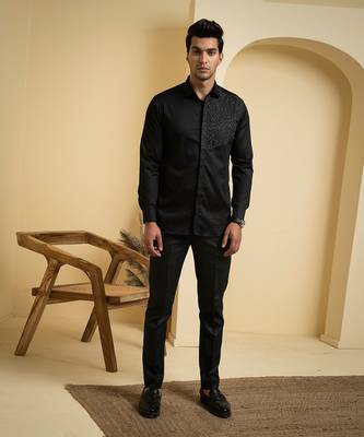 Black Distorted Shirt 1
