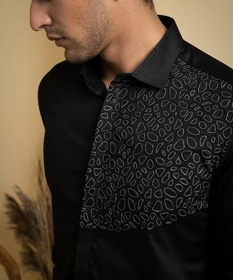 Black Distorted Shirt 2