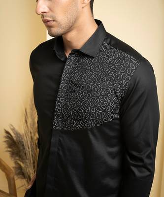 Black Distorted Shirt 4