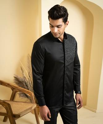 Black Distorted Shirt 5