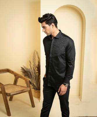 Black Distorted Shirt 7