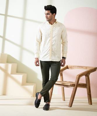 Beige Oat Shirt 1