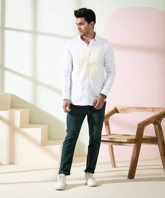 White & Yellow Lolin Shirt 1