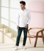 White & Yellow Lolin Shirt
