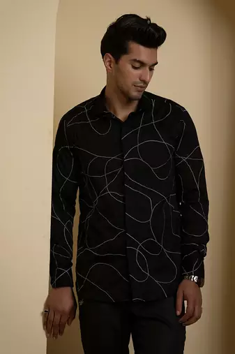 Black Grayab Shirt