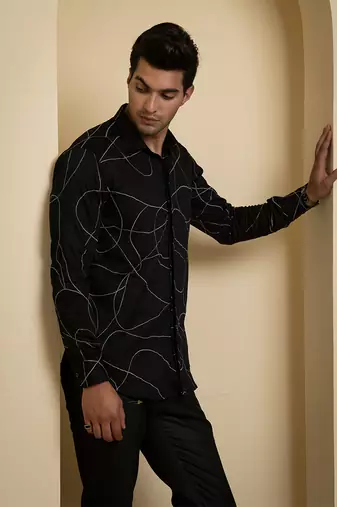Black Grayab Shirt