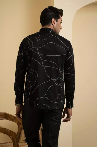Black Grayab Shirt