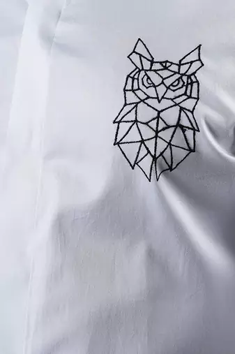 White Bianco Owl Shirt