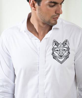 White Bianco Wolf Shirt 3