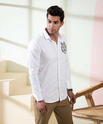 White Bianco Wolf Shirt 6