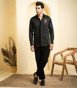 Black Perto Reindeer Shirt