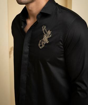 Black Perto Reindeer Shirt 5