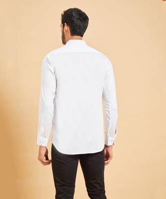 White Scale Pattern Shirt 6