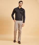 Black Ragic Pintuck Shirt