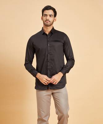 Black Ragic Pintuck Shirt 3