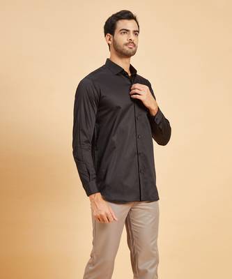 Black Ragic Pintuck Shirt 6