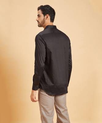 Black Ragic Pintuck Shirt 7