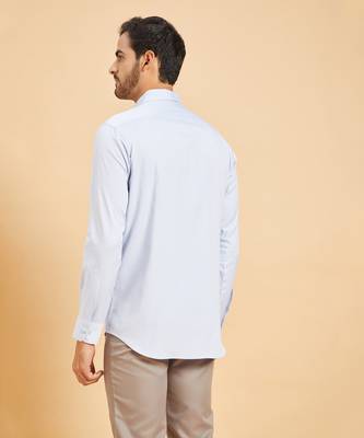 Sky Blue Skii Collar Shirt 5