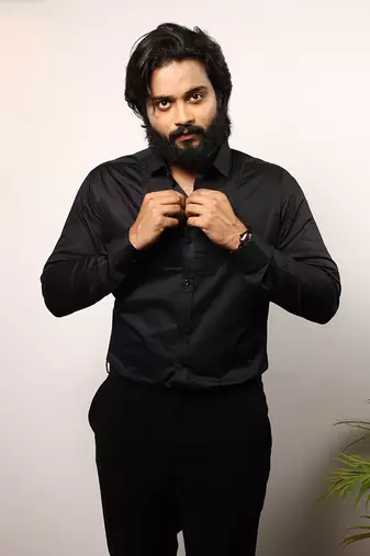 Black Pintuck Shirt