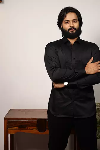 Black Pintuck Shirt