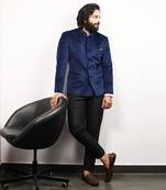 Blue Crude Bandhgala